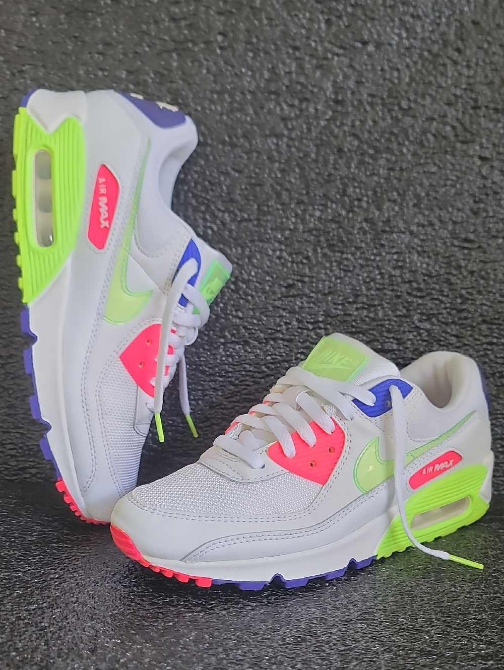 Nike Air Max 90 🔥 "White Indigo Burst Pink"🔥 Wmns 8.5 Like New Fast Shipping